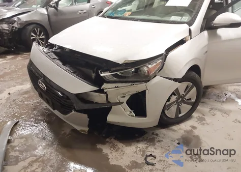 2017 Hyundai Ioniq Hybrid Blue from USA, damaged, VIN KMHC65LCXHU057496